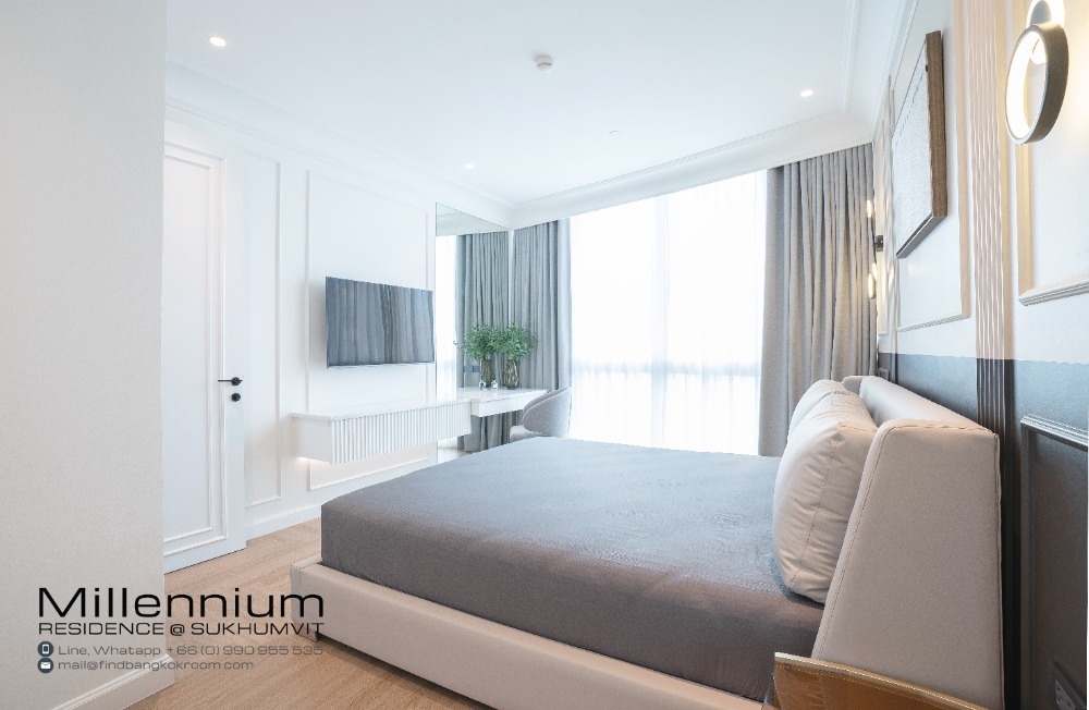 For RentCondoSukhumvit, Asoke, Thonglor : 4 Bedroom Penthouse At Millennium Residence Asok City View For Rent