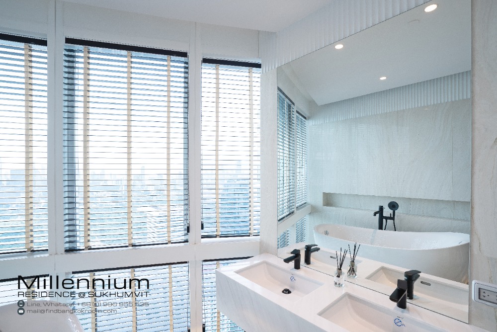 For RentCondoSukhumvit, Asoke, Thonglor : 4 Bedroom Penthouse At Millennium Residence Asok City View For Rent