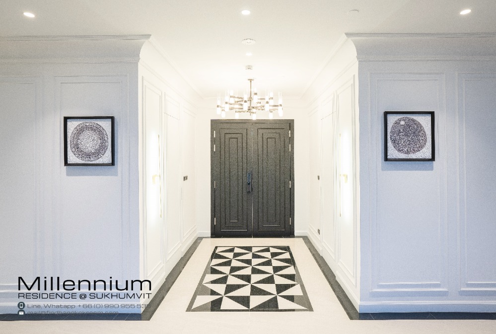 For RentCondoSukhumvit, Asoke, Thonglor : 4 Bedroom Penthouse At Millennium Residence Asok City View For Rent