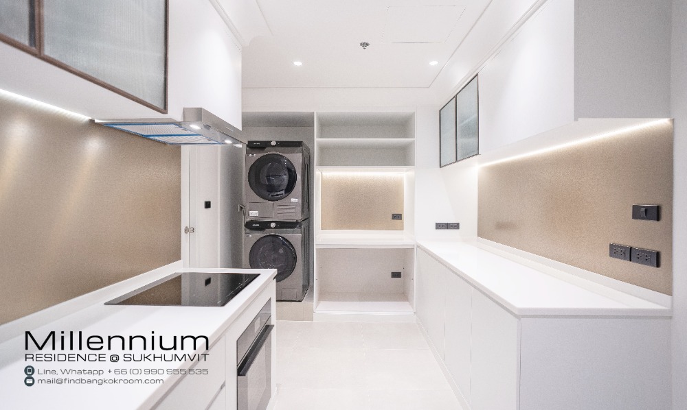 For RentCondoSukhumvit, Asoke, Thonglor : 4 Bedroom Penthouse At Millennium Residence Asok City View For Rent