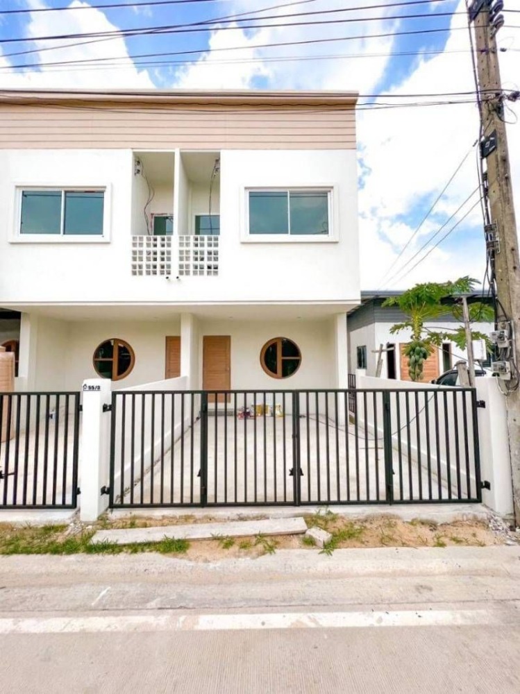 For SaleTownhomePathum Thani,Rangsit, Thammasat : New townhouse for sale Minimalist style - Muji Rangsit Klong 2