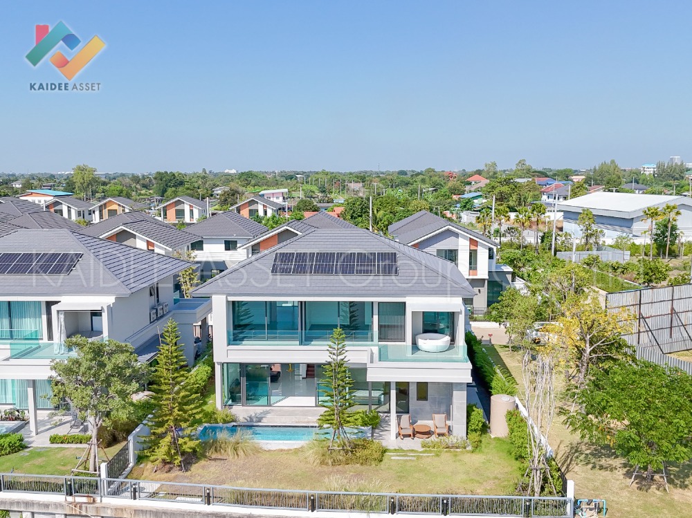 ขายบ้านพระราม 5 ราชพฤกษ์ บางกรวย : บ้านเดี่ยว เลค วิลล่า ( Lake Villa ) ราชพฤกษ์ - 346 แปลงริม ติดคลับเฮ้าส์