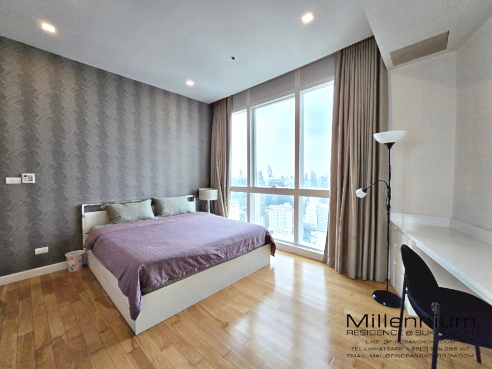 For RentCondoSukhumvit, Asoke, Thonglor : Luxury condo 1 bedroom for rent bangkok Millennium Residence at Sukhumvit