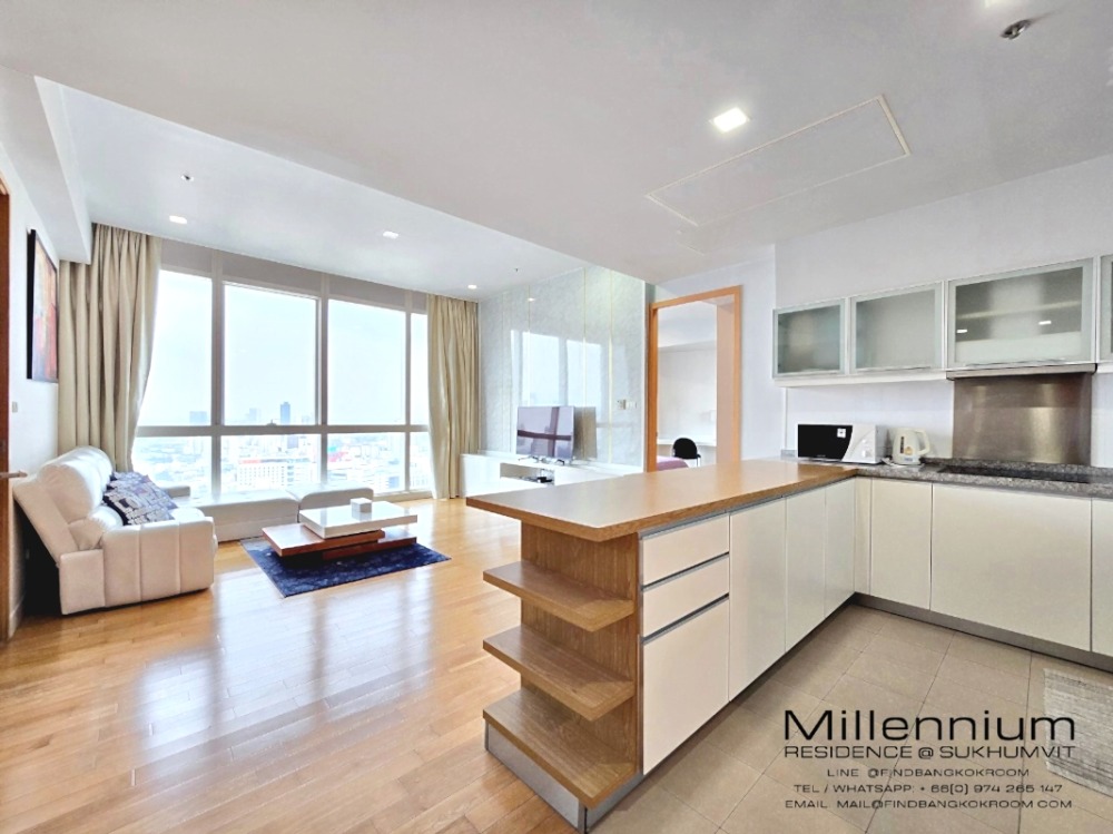 For RentCondoSukhumvit, Asoke, Thonglor : Luxury condo 1 bedroom for rent bangkok Millennium Residence at Sukhumvit