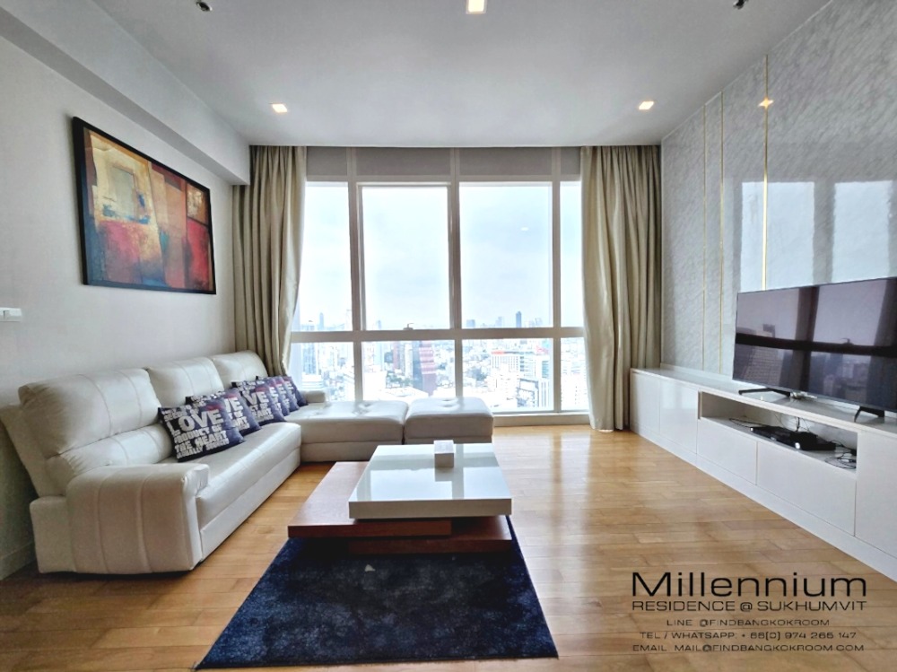 For RentCondoSukhumvit, Asoke, Thonglor : Luxury condo 1 bedroom for rent bangkok Millennium Residence at Sukhumvit