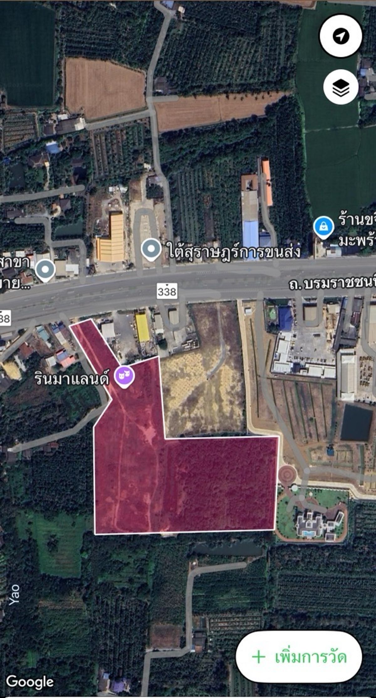 For SaleLandPhutthamonthon, Salaya : Vacant land on Borommaratchachonnani Road, Bangkok outbound side, 1.7 km from Central Salaya, area 70 rai 1 ngan 92 square wa, 10 rai already filled, beautiful plot, good location