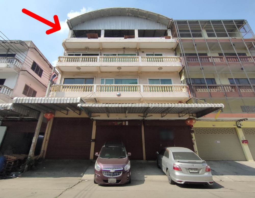 For SaleShop HouseRama 2, Bang Khun Thian : Urgent sale, 3.5 storey commercial building with rooftop, total of 3 units, on Rama 2 Road, Soi Sakae Ngam 35/3, Intersection 6.
