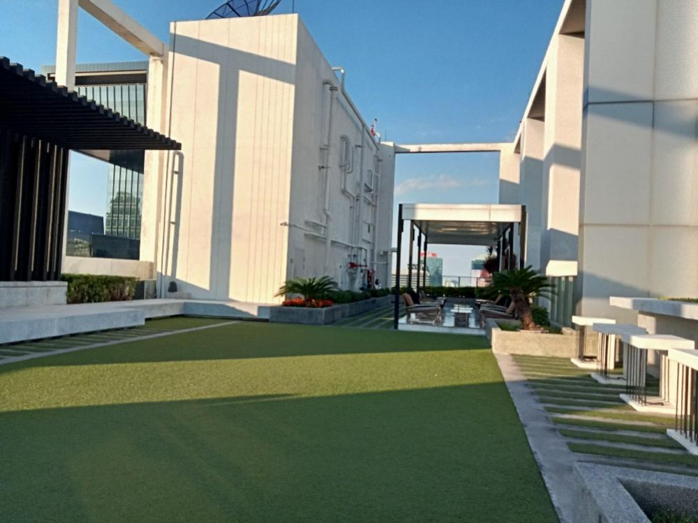 ขายคอนโดพระราม 9 เพชรบุรีตัดใหม่ RCA : Condolette Midst Rama9 For Sale 21.99 sq m., 9th floor, beautiful, luxurious, with furniture, balcony, unblock view