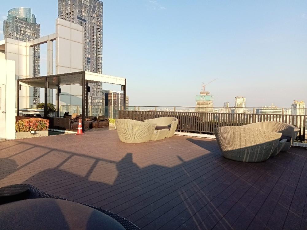 ขายคอนโดพระราม 9 เพชรบุรีตัดใหม่ RCA : Condolette Midst Rama9 For Sale 21.99 sq m., 9th floor, beautiful, luxurious, with furniture, balcony, unblock view