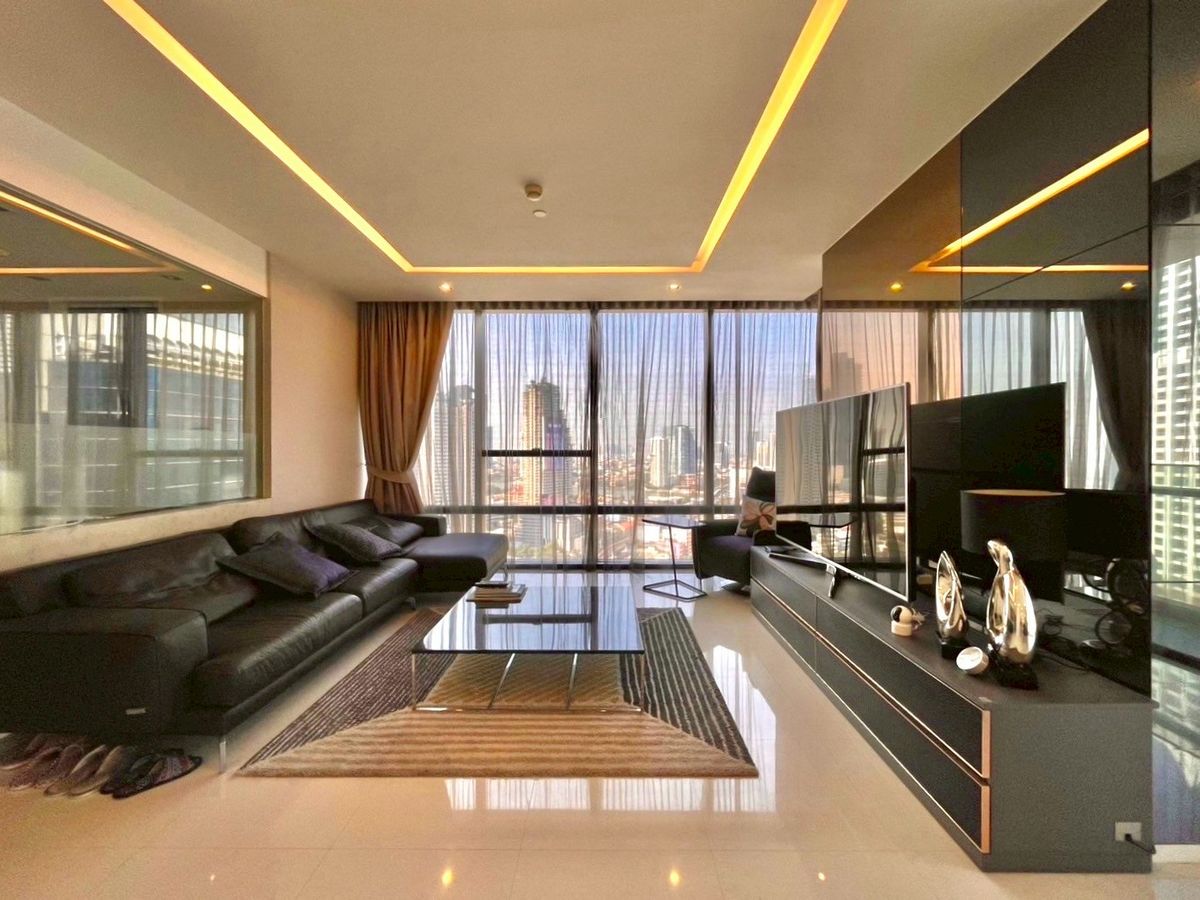 For RentCondoSathorn, Narathiwat : The Bangkok Sathorn (For rent) 2 Bed 2 Bath. Useable area 117 Square meter. Panorama view (Ready to move in) *Rental 85,000 THB per month.  #CODE0523