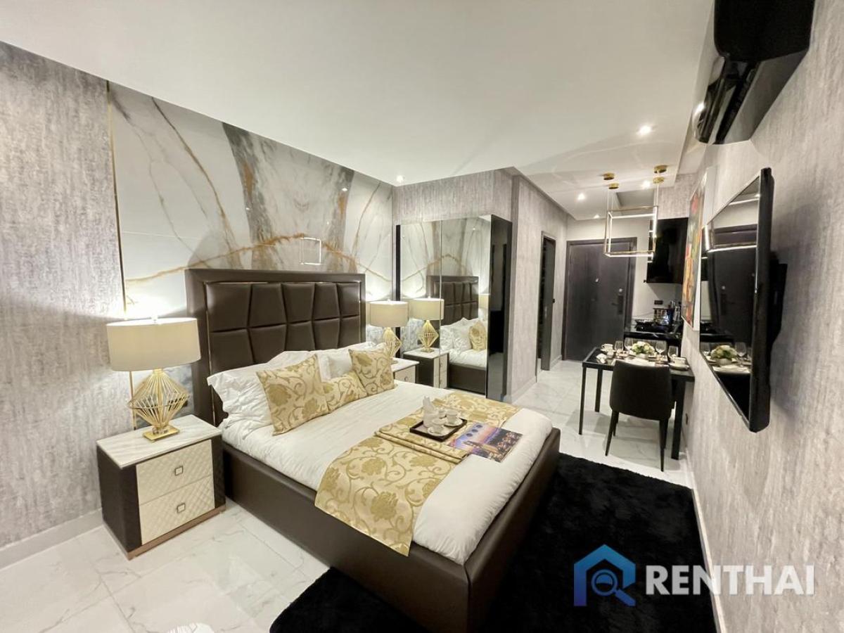 For SaleCondoPattaya, Bangsaen, Chonburi : Grand Solaire studio for sale Sea view