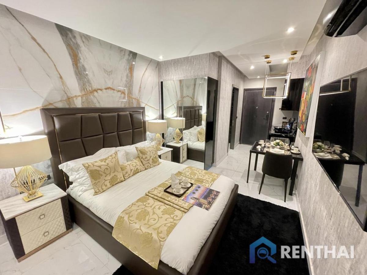 For SaleCondoPattaya, Bangsaen, Chonburi : Grand Solaire studio for sale Sea view