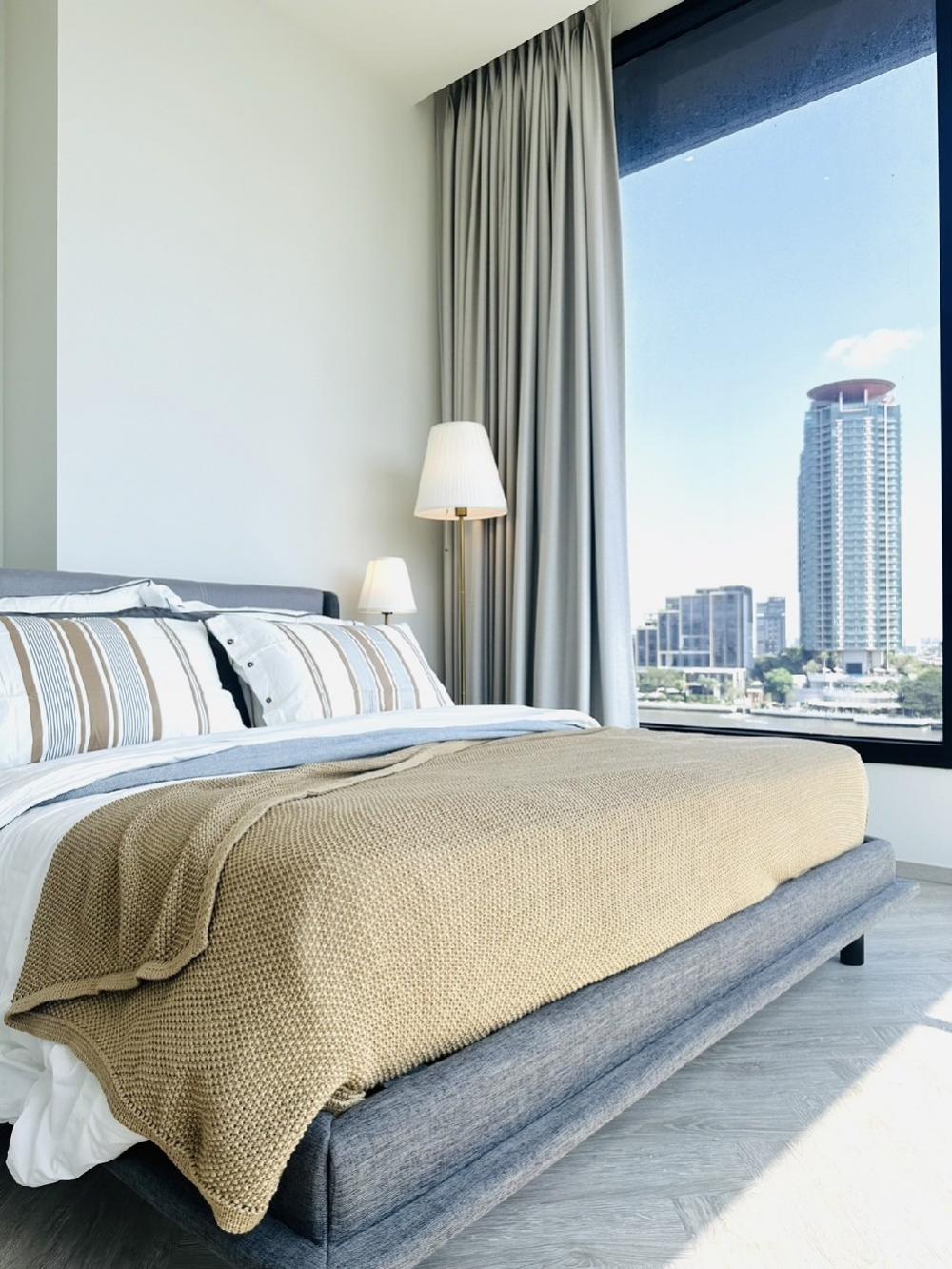 For RentCondoWongwianyai, Charoennakor : ✨Ready for rent✨ Chapter Charoen Nakhon, 2 bedrooms, private elevator, fully furnished, electricity, Ready to move in.