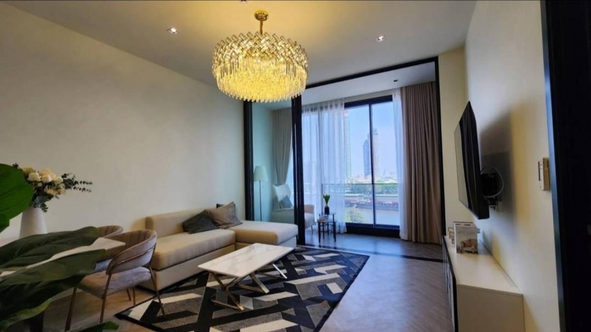 For RentCondoWongwianyai, Charoennakor : ✨Ready for rent✨ Chapter Charoen Nakhon, 2 bedrooms, private elevator, fully furnished, electricity, Ready to move in.