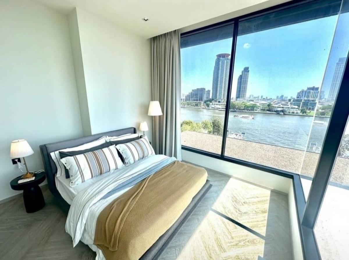 For RentCondoWongwianyai, Charoennakor : ✨Ready for rent✨ Chapter Charoen Nakhon, 2 bedrooms, private elevator, fully furnished, electricity, Ready to move in.