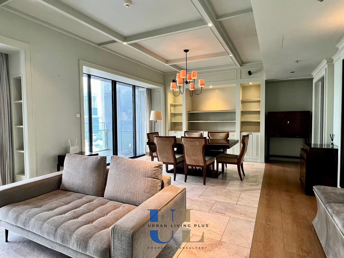 For RentCondoSathorn, Narathiwat : ( U20231222100 ) Tel/Line 096-2479369 , RARE ITEM !! For Rent The Met Sathorn Condo, 3 bedrooms, 4 bathrooms + 1 maidroom🧹 197 Sq.M. High floor💥💥