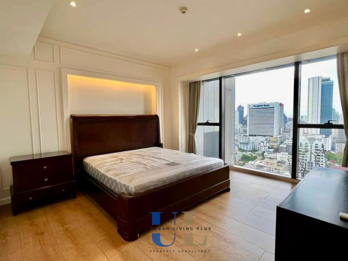 For RentCondoSathorn, Narathiwat : (UL2312221) Tel/Line 096-2479369 , RARE ITEM !! For Rent The Met Sathorn Condo, 3 bedrooms, 4 bathrooms + 1 maidroom🧹 197 Sq.M. High floor💥💥