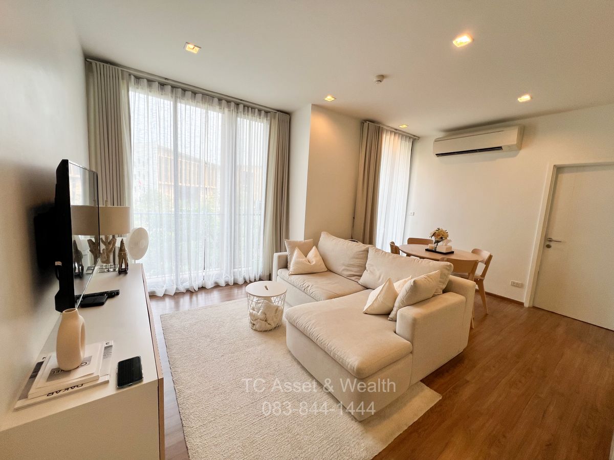 For RentCondoOnnut, Udomsuk : 🔥For Rent! Hasu Haus 2 Bedrooms / 2 Bathrooms 64 SQ.M, Facing North, 4th floor Building A, Newly Decorated.🔥THB 48,000 / Month
