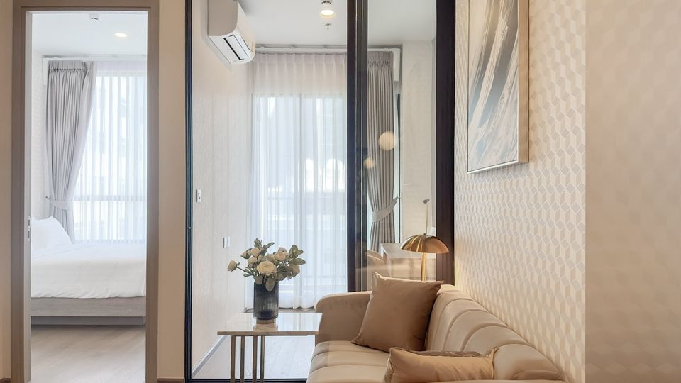 ให้เช่าคอนโดราชเทวี พญาไท : Park Origin Phayathai【𝐑𝐄𝐍𝐓】🔥 ห้องกว้าง ตกแต่งแนวมินิมอล โทนสีครีมหวานๆ เครื่องใช้ครบ ใกล้ ARL/BTS พญาไท 🔥 ติดต่อไลน์ไอดี: @hacondo