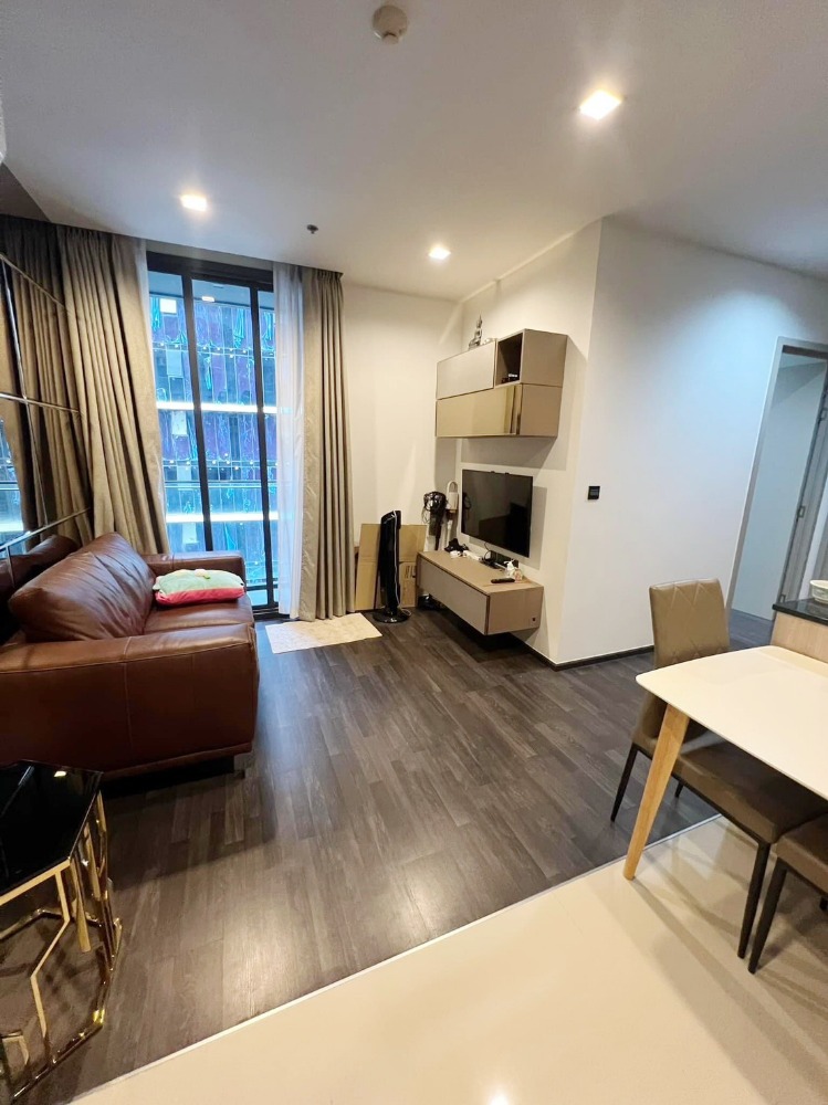 For RentCondoRama9, Petchburi, RCA : LAS102 The Line Asoke-Ratchada 46 sqm. Floor 16 - 34,000 baht 064-959-8900