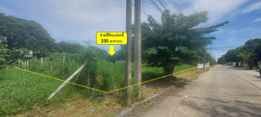 For SaleLandPathum Thani,Rangsit, Thammasat : Land for sale, already filled (back next to the canal), Mueang Ake Village, Project 3, Soi Ekarat 11 *Selling below the government appraisal price* Area 235 sq m, shady atmosphere, not lonely, Ek Thaksin Road, Mueang Pathum Thani District.