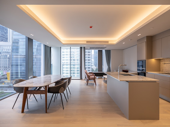 ให้เช่าคอนโดวิทยุ ชิดลม หลังสวน : Tonson One Residence: 2bed 2bath + powder room 118sqm 160,000/mth Am: 0656199198