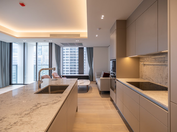 ให้เช่าคอนโดวิทยุ ชิดลม หลังสวน : Tonson One Residence: 2bed 2bath + powder room 118sqm 170,000/mth Am: 0656199198