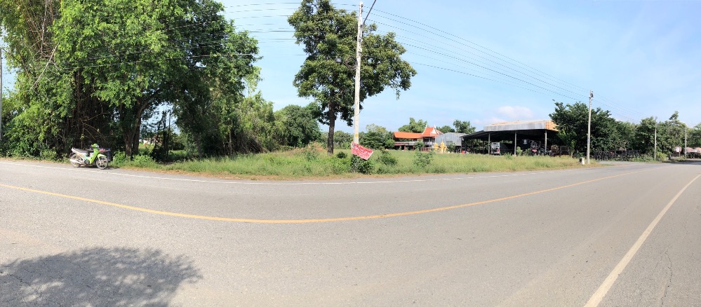 For SaleLandSuphan Buri : Suphan Buri Riverside Land Near Bang Pla Ma