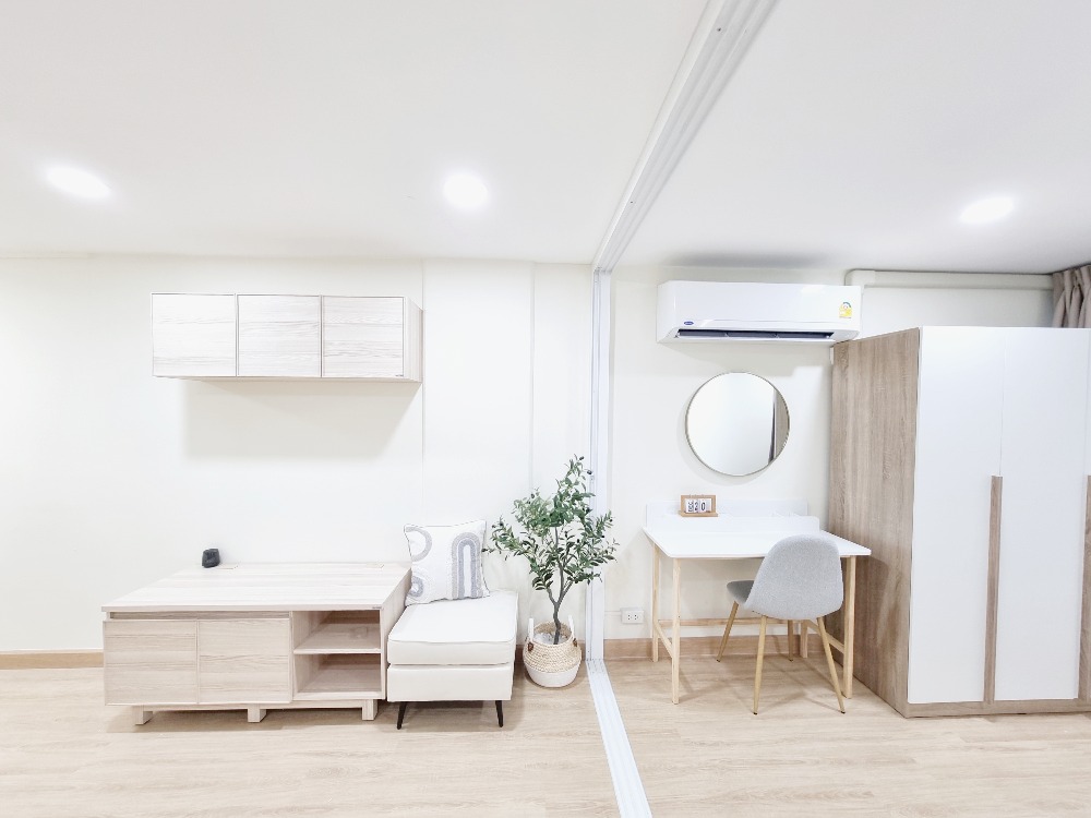 ขายคอนโดลาดพร้าว101 แฮปปี้แลนด์ : City villa ห้องสวย ตกแต่งเฟอร์นิเจอร์ครบ