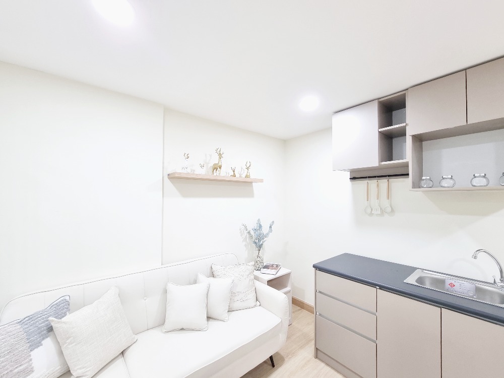 ขายคอนโดลาดพร้าว101 แฮปปี้แลนด์ : City villa ห้องสวย ตกแต่งเฟอร์นิเจอร์ครบ