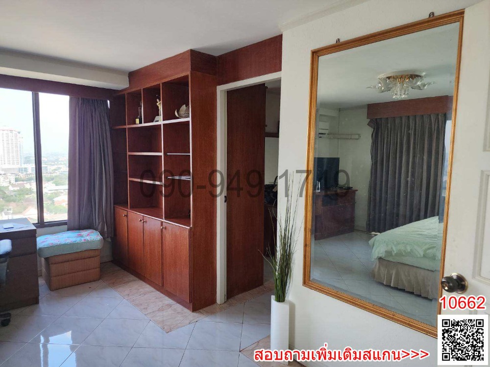 For RentCondoPattanakan, Srinakarin : Condo for rent, Regent Srinakarin Tower, near Airport Link, connected to BTS Yellow Line, Hua Mak Station.