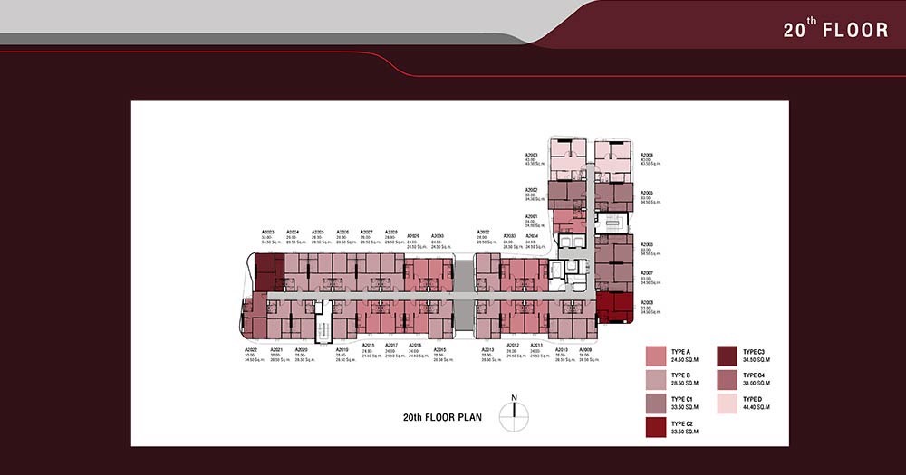For SaleCondoKasetsart, Ratchayothin : Urgent sale!! 1 bedroom condo | Chewathai Kaset-Nawamin | No. 38/490, 20th floor, size 33.62 sq m.