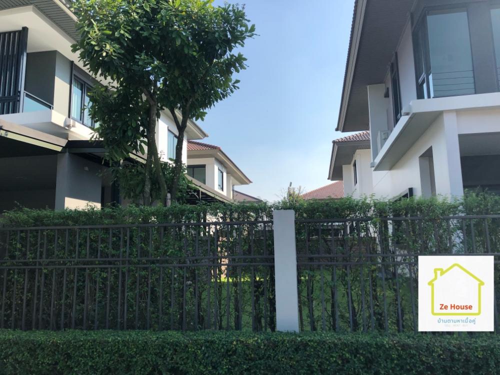For RentHousePathum Thani,Rangsit, Thammasat : Single house for rent, Setthasiri, Wongwaen-Lam Luk Ka, Lam Luk Ka Road, Pathum Thani, beautiful house, good society