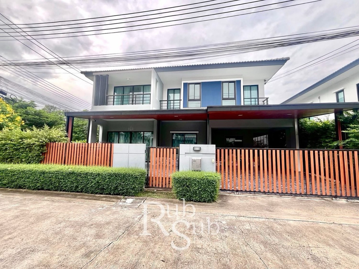 For RentHousePathum Thani,Rangsit, Thammasat : Salila🚩 Single house for rent🏡Close to Future Park Rangsit