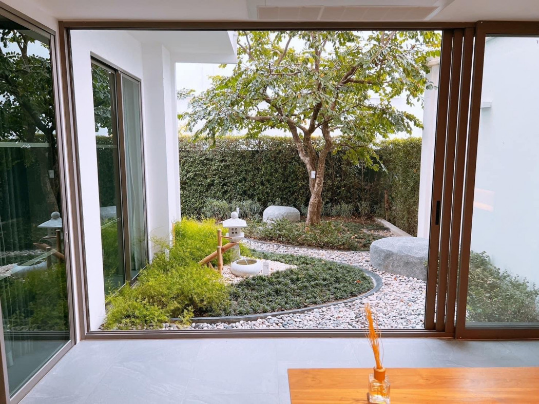 ให้เช่าบ้านพัฒนาการ ศรีนครินทร์ : ให้เช่า บ้านเดี่ยวสไตล์ยี่ปุ่น วีเว่ พระราม 9 ใกล้ Brighton collage บ้านใหม่ พร้อมอยู่