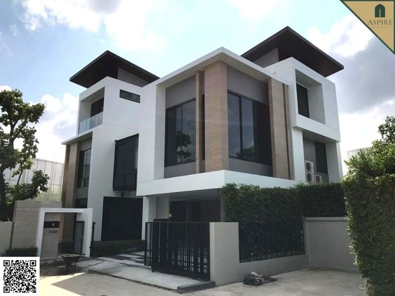 ขายบ้านลาดกระบัง สุวรรณภูมิ : [ขายพร้อมผู้เช่า] บ้านเดี่ยว 3 ชั้น ดีไซน์โมเดิร์น เรียบ หรู เนอวานา บียอนด์ สวนหลวง ร.9