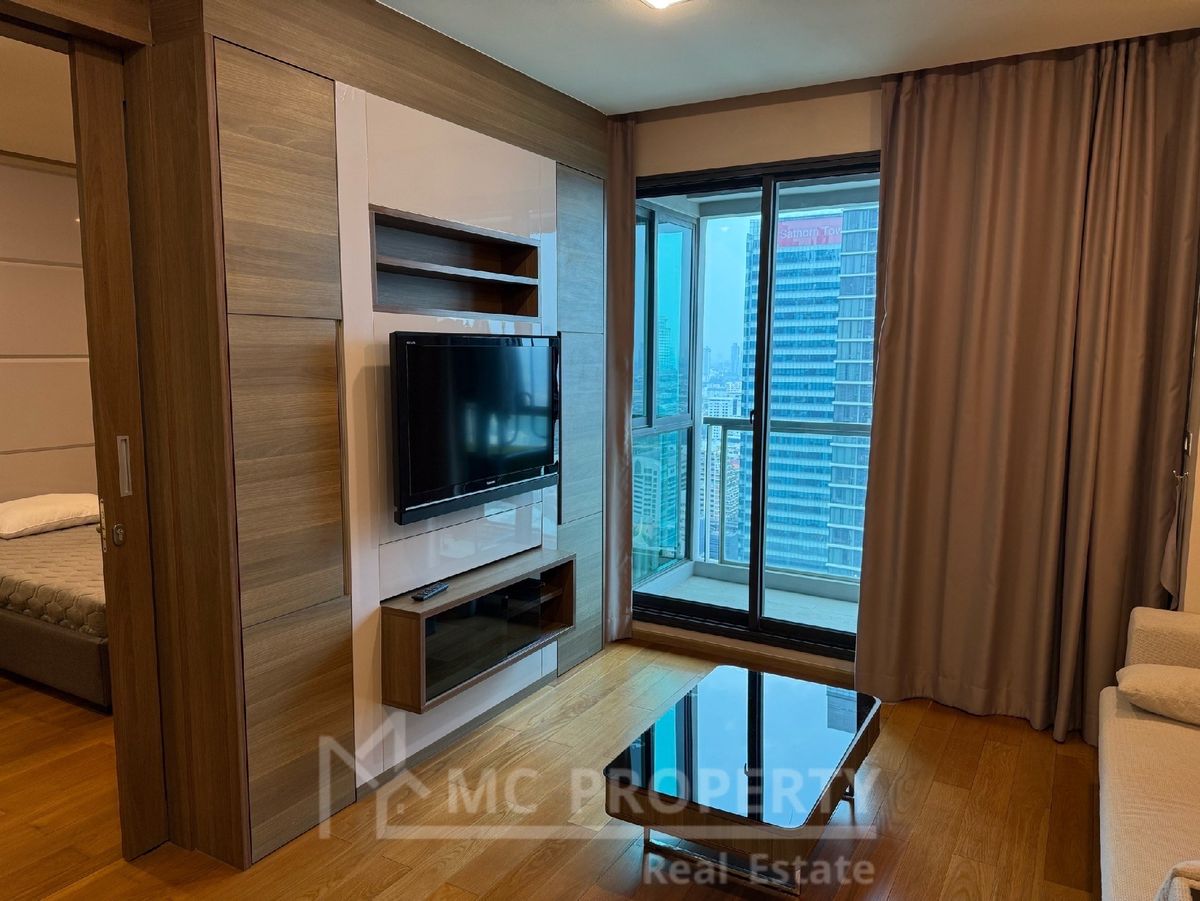 ให้เช่าคอนโดสาทร นราธิวาส : The Address SathornFor rentวิวมหานครสวยๆ ชั้นสูง1bed1bath46sqm29,000 baht per month