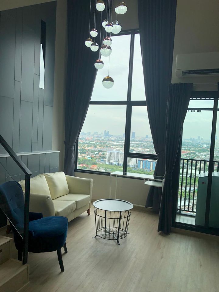 ให้เช่าคอนโดพัฒนาการ ศรีนครินทร์ : 🌼☘️For rent คอนโด ✦The Rich Rama 9 - Srinakarin✦ Duplex 2 ชั้น ห้องสวยมากกตกแต่งครบ ชั้นสูง 😊💥 #HF2094