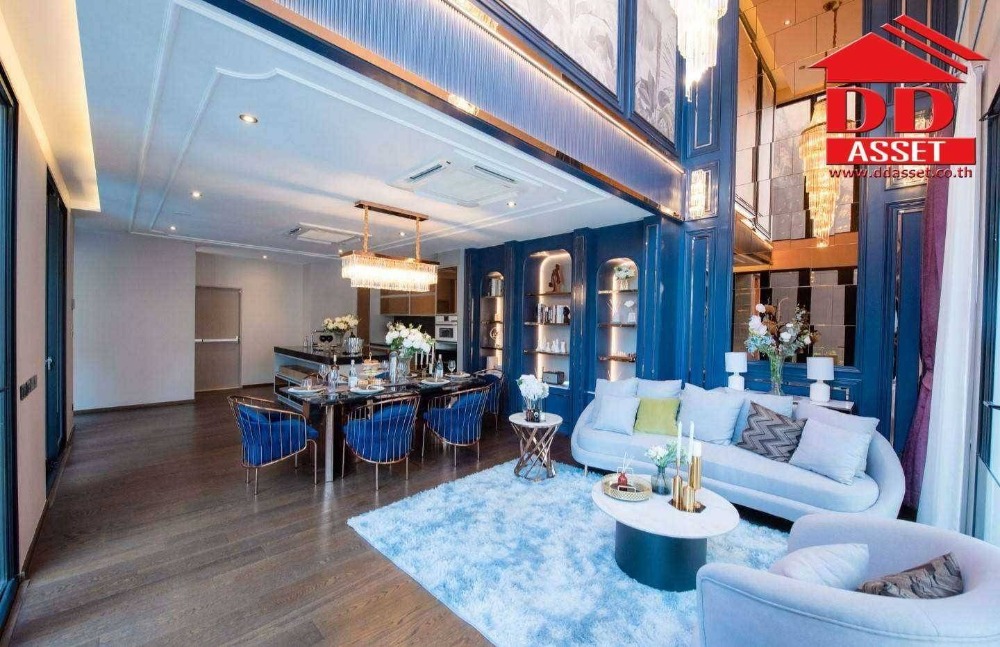 ขายบ้านลาดกระบัง สุวรรณภูมิ : Bibury Village Srinakharin ไบบิวรี่ วิลเลจ ศรีนครินทร์ บ้านหรู 4 ชั้น พร้อมลิฟต์ พร้อมสระว่ายน้ำ รหัส H8020