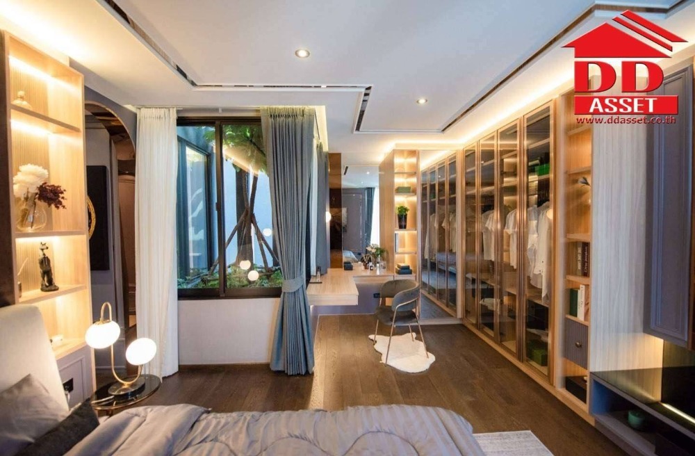 ขายบ้านลาดกระบัง สุวรรณภูมิ : Bibury Village Srinakharin ไบบิวรี่ วิลเลจ ศรีนครินทร์ บ้านหรู 4 ชั้น พร้อมลิฟต์ พร้อมสระว่ายน้ำ รหัส H8020