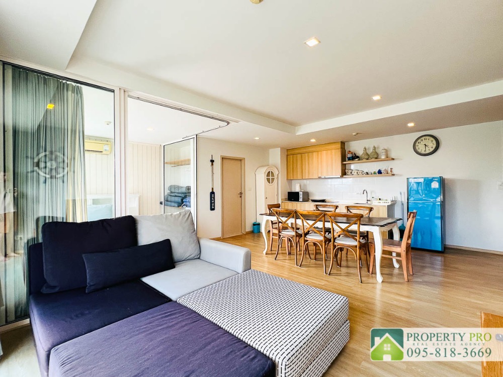 ขายคอนโดหัวหิน ประจวบคีรีขันธ์ : ขาย คอนโด บ้านแสนคราม หัวหิน ชะอำ แบบ 2 นอน 2 น้ำ 81 ตรม ติดหาด เหมาะลงทุน : SL24S-001