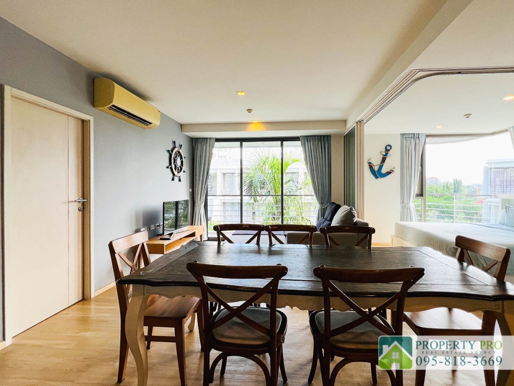 ขายคอนโดหัวหิน ประจวบคีรีขันธ์ : ขาย คอนโด บ้านแสนคราม หัวหิน ชะอำ แบบ 2 นอน 2 น้ำ 81 ตรม ติดหาด เหมาะลงทุน : SL24S-001