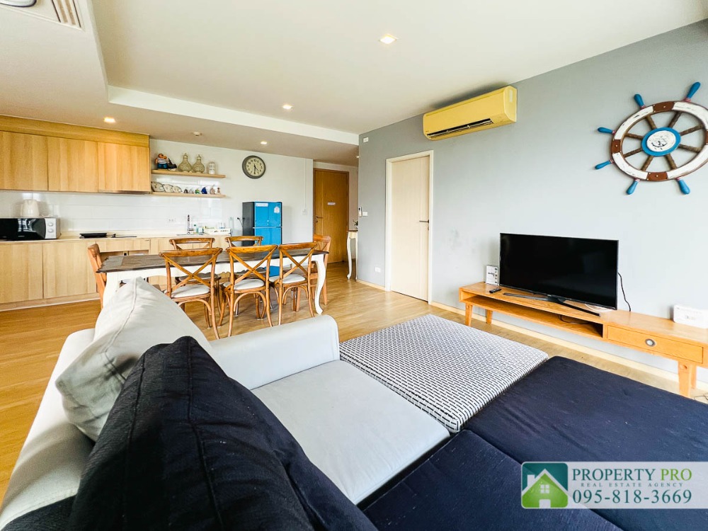 ขายคอนโดหัวหิน ประจวบคีรีขันธ์ : ขาย คอนโด บ้านแสนคราม หัวหิน ชะอำ แบบ 2 นอน 2 น้ำ 81 ตรม ติดหาด เหมาะลงทุน : SL24S-001