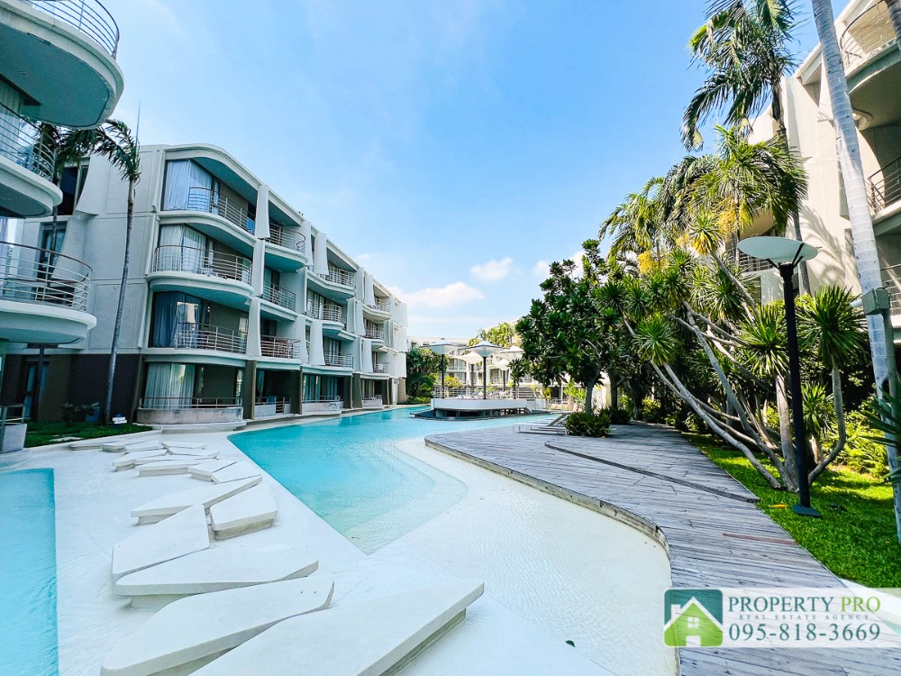 ขายคอนโดหัวหิน ประจวบคีรีขันธ์ : ขาย คอนโด บ้านแสนคราม หัวหิน ชะอำ แบบ 2 นอน 2 น้ำ 81 ตรม ติดหาด เหมาะลงทุน : SL24S-001