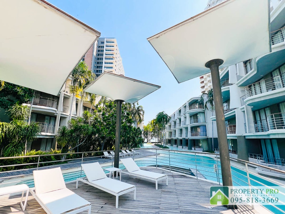 ขายคอนโดหัวหิน ประจวบคีรีขันธ์ : ขาย คอนโด บ้านแสนคราม หัวหิน ชะอำ แบบ 2 นอน 2 น้ำ 81 ตรม ติดหาด เหมาะลงทุน : SL24S-001