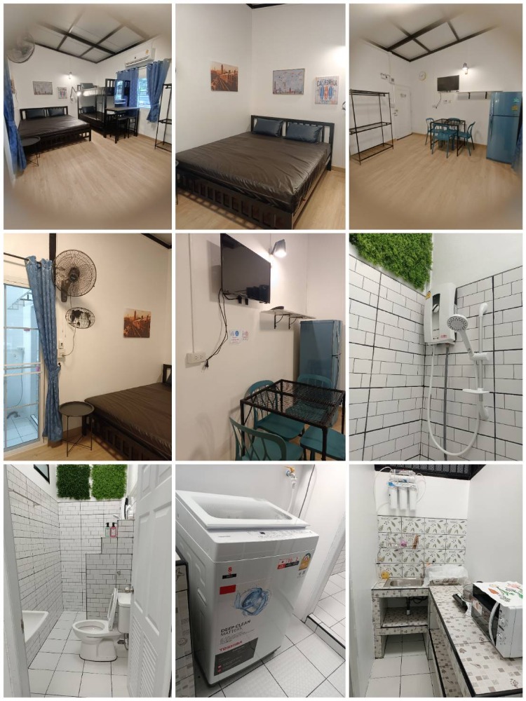 For RentHouseNonthaburi, Bang Yai, Bangbuathong : Be Nice, house for rent, 28 sq m., fully furnished, can accommodate 2-4 people.