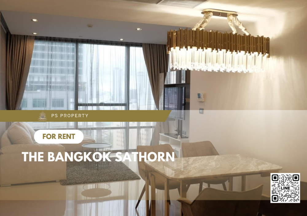 ให้เช่าคอนโดวงเวียนใหญ่ เจริญนคร : ใหเช่า📣The Bangkok Sathorn📣 Luxury Condominium ติดสถานี BTS สุรศักดิ์และทางด่วน เฟอร์นิเจอร์เเละเครื่องใช้ไฟฟ้าครบ