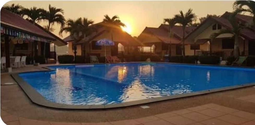 For SaleHotel&Apartment BusinessChaiyaphum : Land for sale with 10 resorts, a swimming pool, restaurant, bar counter and 1 house.