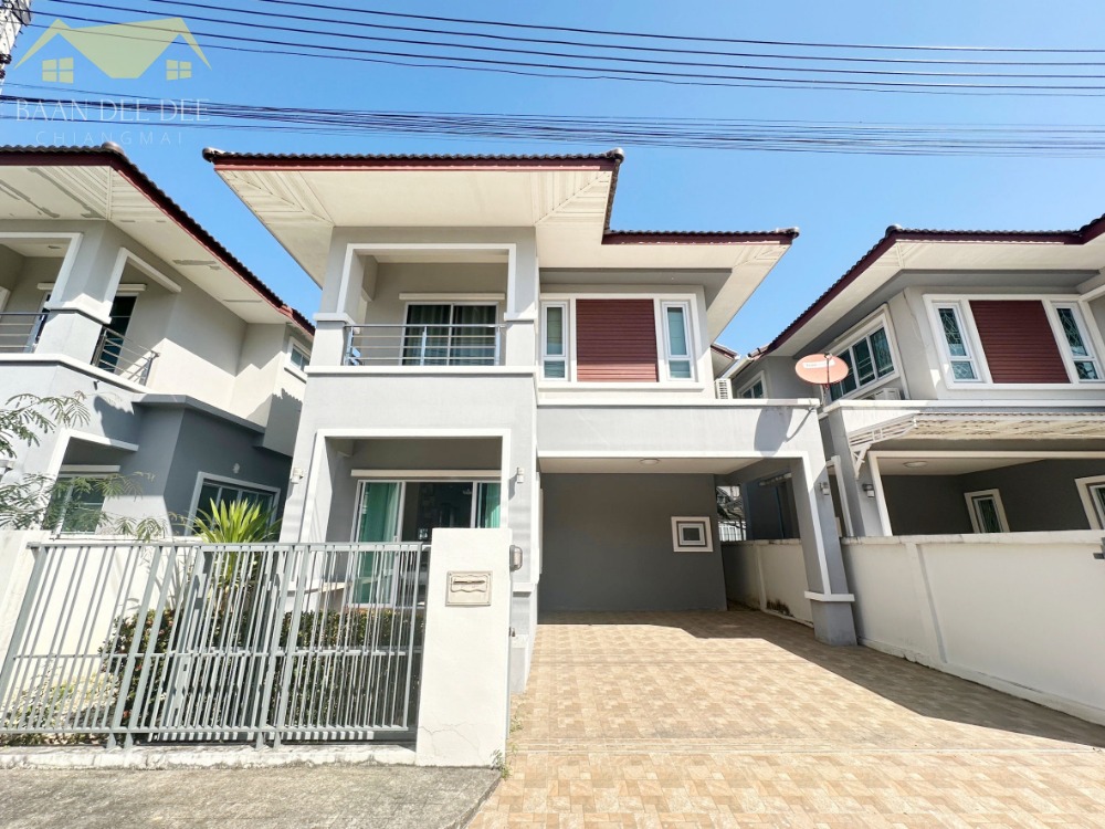 ให้เช่าบ้านเชียงใหม่ : บ้านในโครงการ ให้เช่าเดือนละ 22,000 บาท ใกล้ตลาดเจริญเจริญเพียง 10 นาที No.13H337