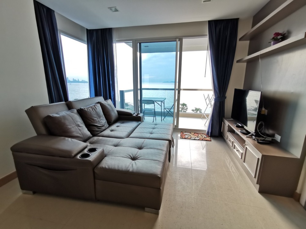 ขายคอนโดพัทยา บางแสน ชลบุรี สัตหีบ : For sale condo The Palm wongamat beach 2 beds direct Sea view sunset (S03-0540)